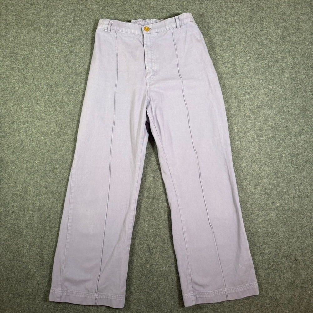 Big Bud Press Western Pants Lilac Purple High Waisted Cotton Straight Leg M